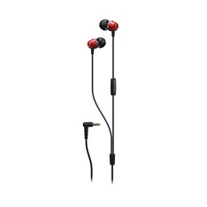 Pioneer SE-QL2T-R mikrofonos piros fülhallgató