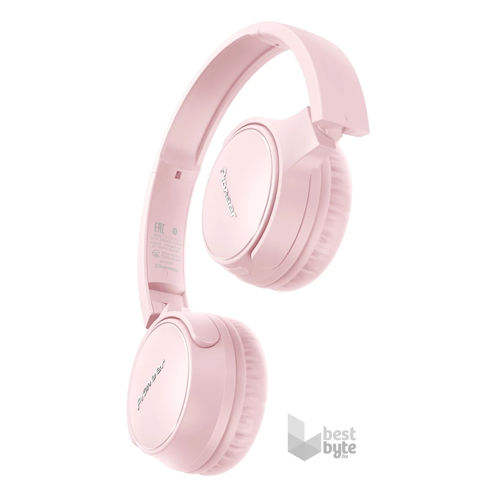 Pioneer SE-S3BT-P Bluetooth rózsaszín fejhallgató