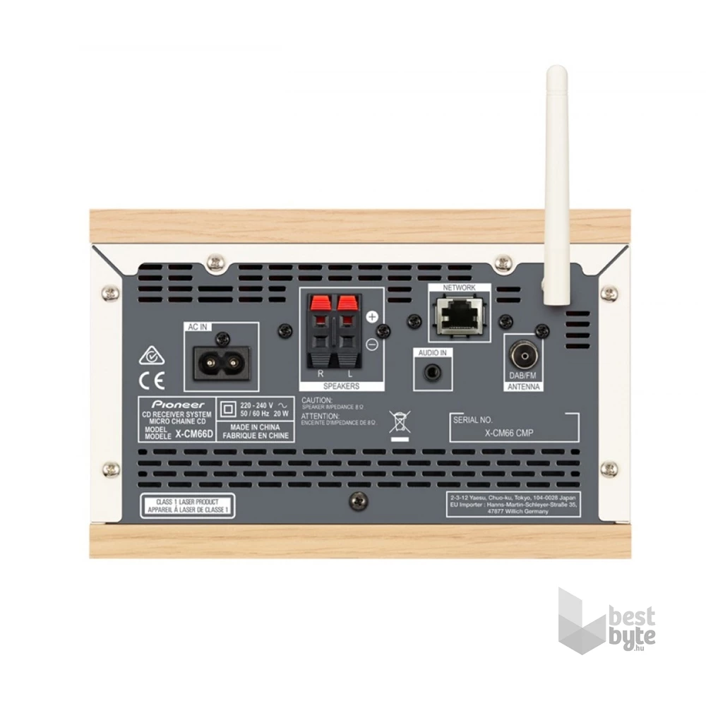 Pioneer X-CM66D-B fekete Mini Hifi