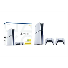 PlayStation®5 1TB lemezes (slim) E-Chassis játékkonzol + 2db DualSense™ vezeték nélküli kontroller