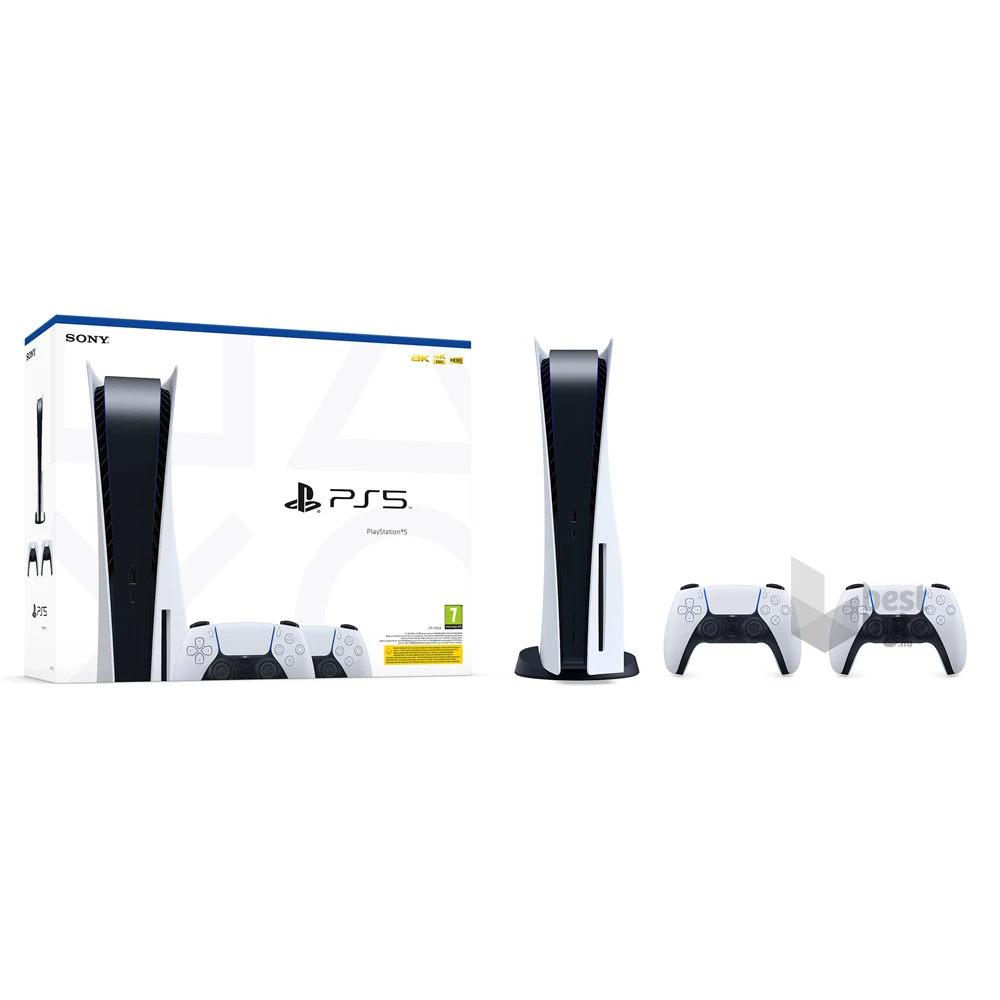 PlayStation®5 825GB játékkonzol + 2db DualSense™ vezeték nélküli kontroller