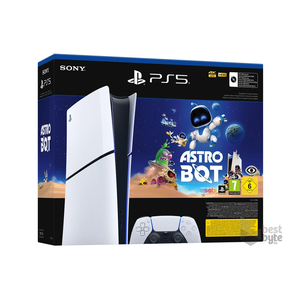 PlayStation®5 Digital Edition (slim) 1TB Astro Bot Bundle játékkonzol csomag