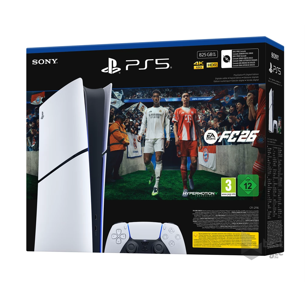 PlayStation®5 Digital Edition (slim) FC 26 Bundle játékkonzol csomag
