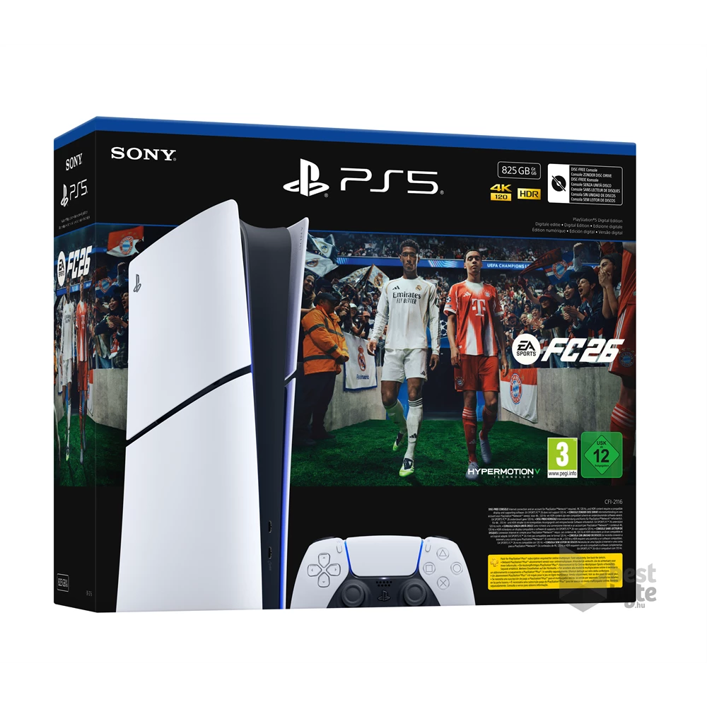 PlayStation®5 Digital Edition (slim) FC 26 Bundle játékkonzol csomag