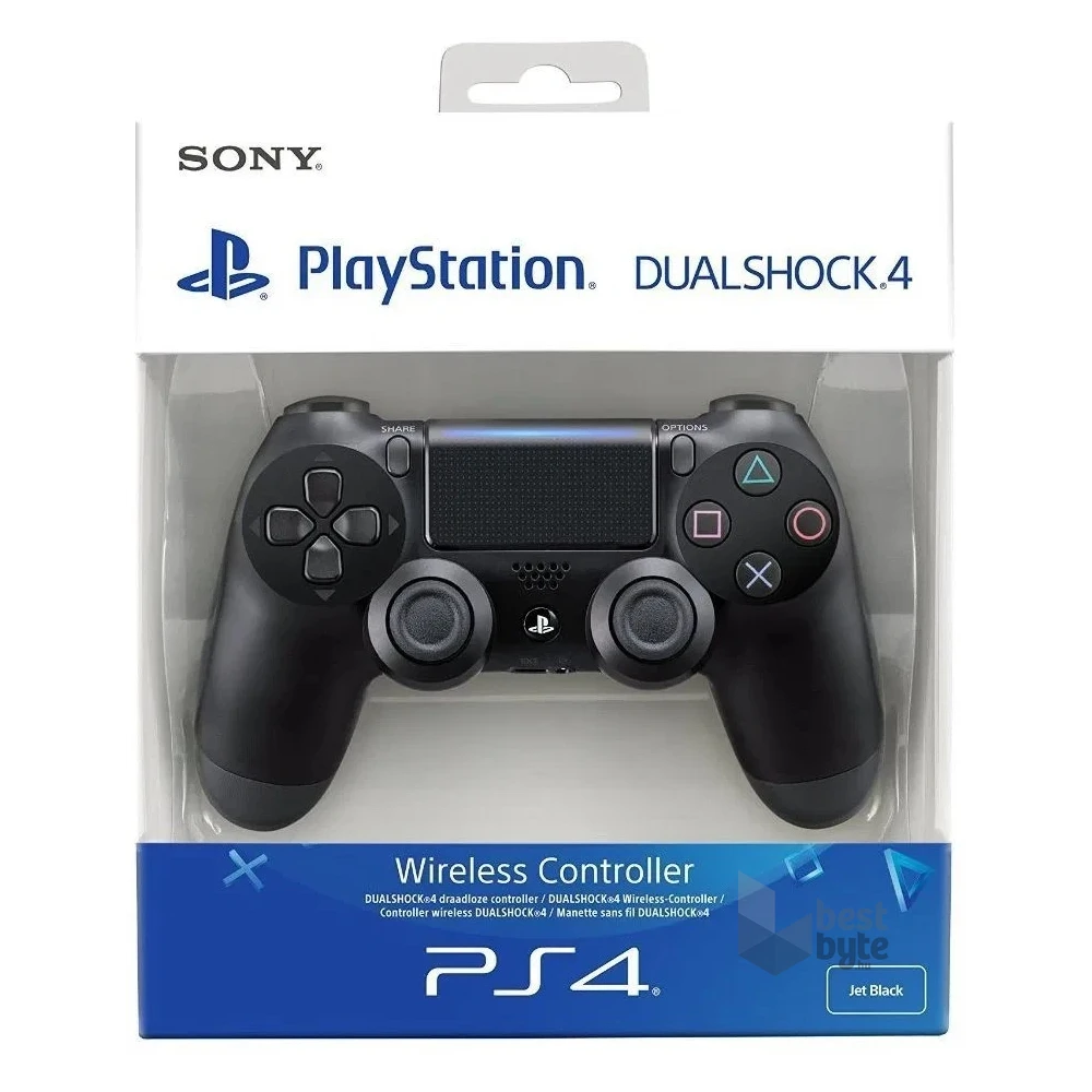 PlayStation 4 Dualshock 4 V2 Black fekete kontroller