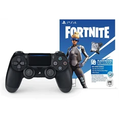 PlayStation 4 Dualshock 4 V2 Black fekete kontroller + Fortnite Neo Versa csomag