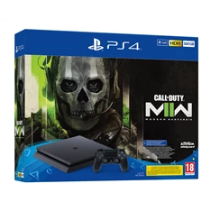 PlayStation 4 Slim 500GB fekete konzol + Call of Duty Modern Warfare 2
