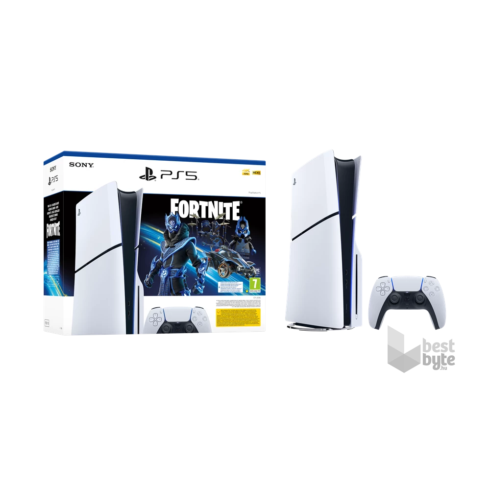 PlayStation®5 1TB lemezes (slim) Fortnite Bundle játékkonzol csomag