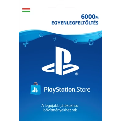 PlayStation Network 6000Ft-os feltöltőkártya