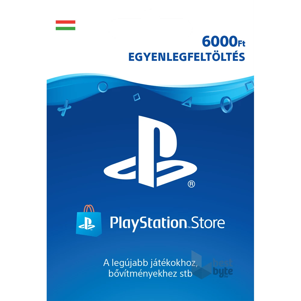 PlayStation Network 6000Ft-os feltöltőkártya