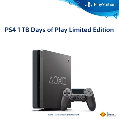 Sony PlayStation 4 Slim 1 TB Days of Play Edition fekete konzol csomag