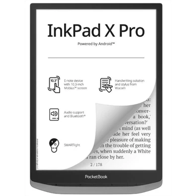 PocketBook PB1040D-M-WW InkPad X Pro 10,3" ködszürke E-Book olvasó