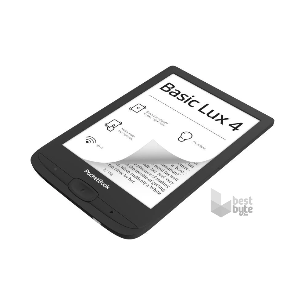 PocketBook PB618 Basic Lux4 6" fekete E-Book olvasó