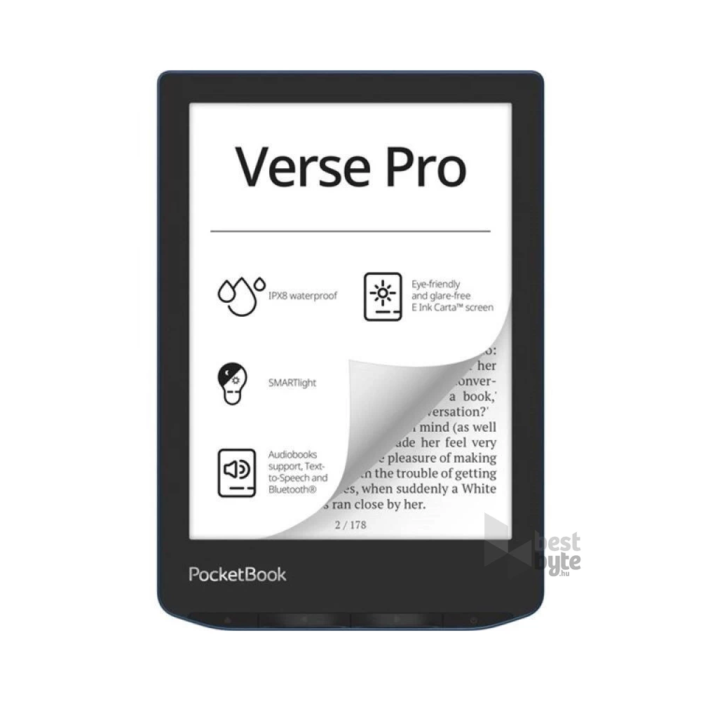 PocketBook PB634 Verse Pro 6" azúrkék E-Book olvasó