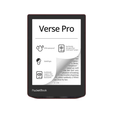 PocketBook PB634 Verse Pro 6" piros E-Book olvasó