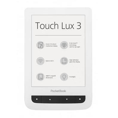 Pocketbook PB626-D-WW Touch Lux 3 fehér E-Book olvasó