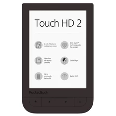 Pocketbook PB631-2-R-WW Touch HD 2 barna E-Book olvasó