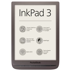 Pocketbook PB740-X-WW Inkpad 3 7,8" sötétbarna E-Book olvasó