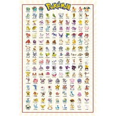 Pokémon "Kanto 151" 91,5x61 cm poszter