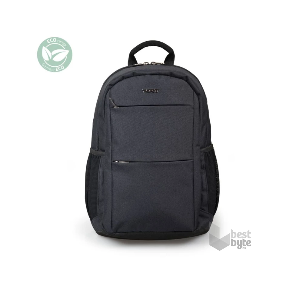 Port Designs 135173 SYDNEY ECO BP 15,6"-os laptophoz és 10,1"-es tablethez fekete hátizsák