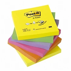 Post-it R-330-NR 76×76mm 6 tömb/cs színes Z-tömb