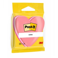 Post-it szív alakú öntapadós jegyzettömb