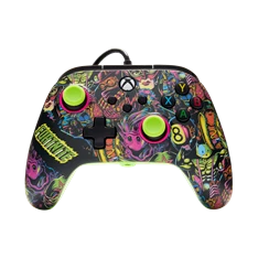 PowerA XBGP0438-02 Advantage Xbox Series X|S/Xbox One/PC vezetékes Fortnite Glow kontroller ( A )