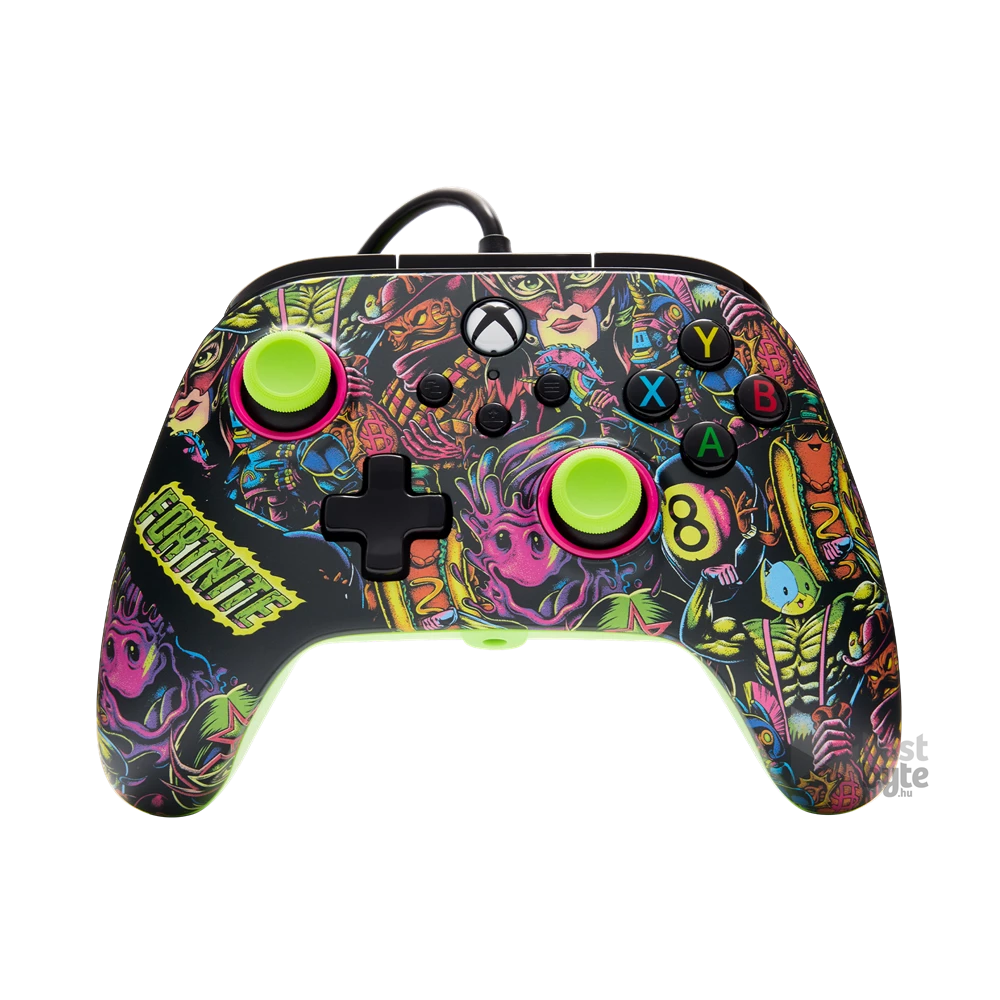 PowerA XBGP0438-02 Advantage Xbox Series X|S/Xbox One/PC vezetékes Fortnite Glow kontroller ( A )