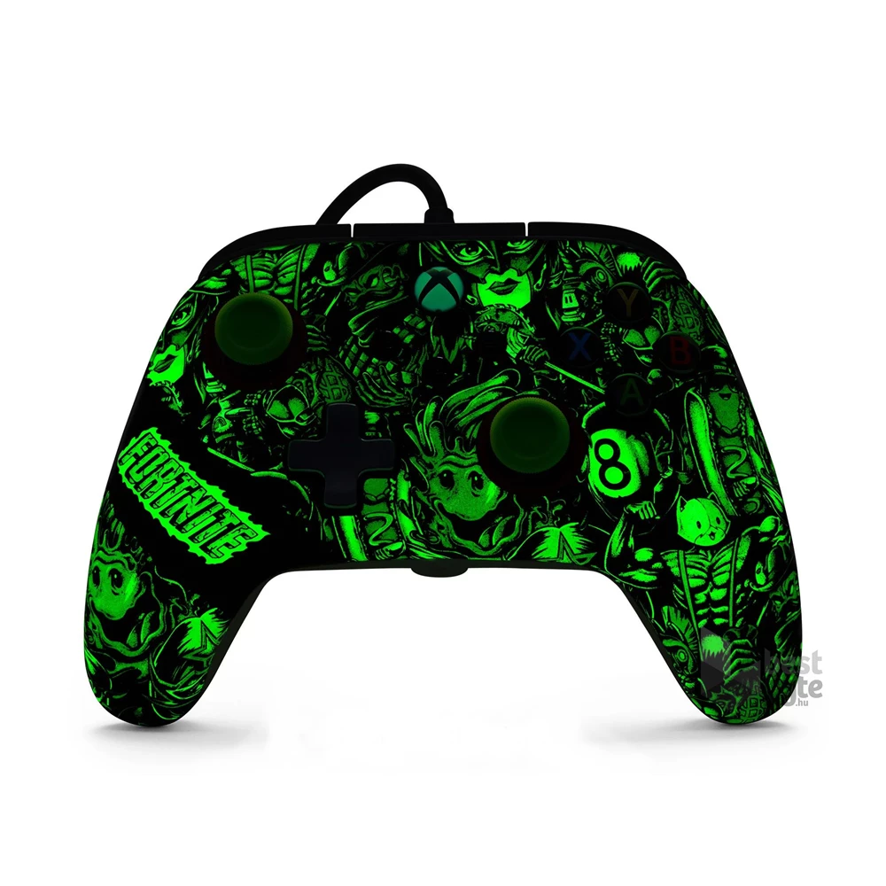 PowerA XBGP0438-02 Advantage Xbox Series X|S/Xbox One/PC vezetékes Fortnite Glow kontroller ( A )