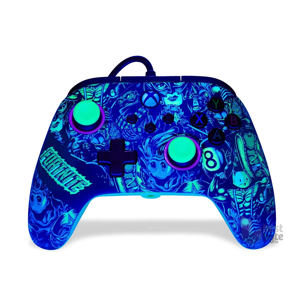 PowerA XBGP0438-02 Advantage Xbox Series X|S/Xbox One/PC vezetékes Fortnite Glow kontroller ( A )