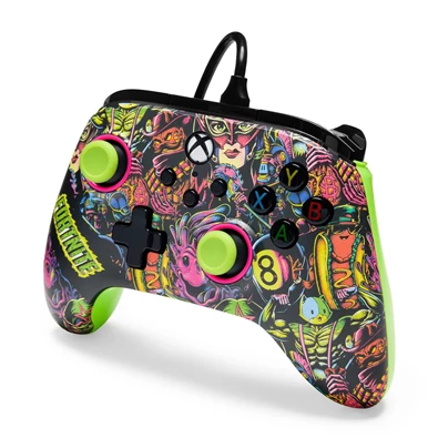 PowerA XBGP0438-02 Advantage Xbox Series X|S/Xbox One/PC vezetékes Fortnite Glow kontroller ( A )