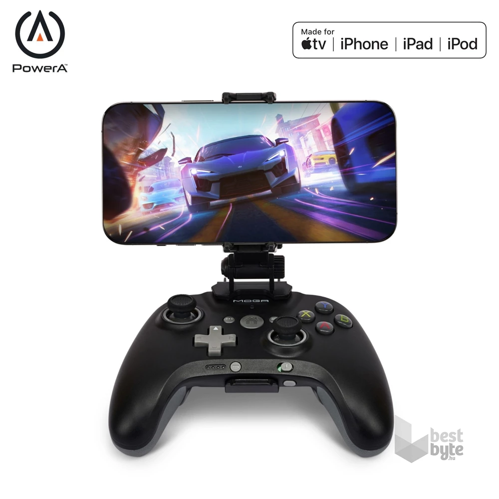 PowerA 1509754-01 MOGA XP5-i PLUS xCloud/iOS Bluetooth vezeték nélküli fekete kontroller