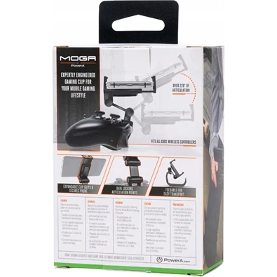 PowerA 1519066-01 MOGA Mobile Clip 2.0 Xbox One/Series X|S fekete kontroller tartókar ( E )