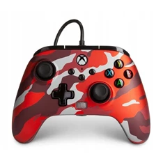 PowerA 1525942-01 Enhanced Wired Xbox Series X|S/Xbox One/PC Red Camo vezetékes kontroller PowerA 1525942-01 Enhanced Wired Xbox Series X|S/Xbox One/PC Red Camo vezetékes kontroller