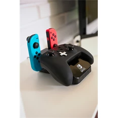 PowerA 1525991-01 Nintendo Switch/Lite/OLED Charging Base fekete kontroller töltőállomás (Újracsomagolt)