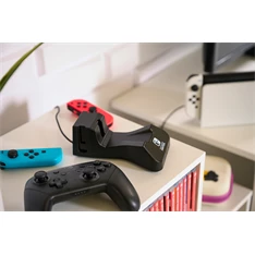 PowerA 1525991-01 Nintendo Switch/Lite/OLED Charging Base fekete kontroller töltőállomás (Újracsomagolt)