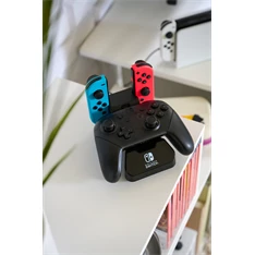 PowerA 1525991-01 Nintendo Switch/Lite/OLED Charging Base fekete kontroller töltőállomás (Újracsomagolt)