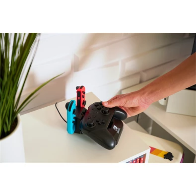 PowerA 1525991-01 Nintendo Switch/Lite/OLED Charging Base fekete kontroller töltőállomás (Újracsomagolt)