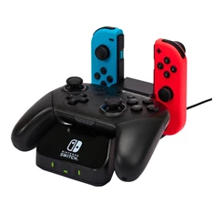 PowerA 1525991-01 Nintendo Switch/Lite/OLED Charging Base fekete kontroller töltőállomás (Újracsomagolt) PowerA 1525991-01 Nintendo Switch/Lite/OLED Charging Base fekete kontroller töltőállomás (Újracsomagolt)