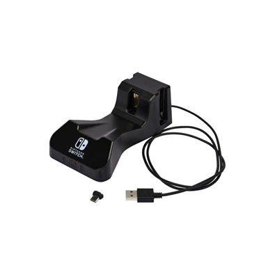 PowerA 1525991-01 Nintendo Switch/Lite/OLED Charging Base fekete kontroller töltőállomás (Újracsomagolt)