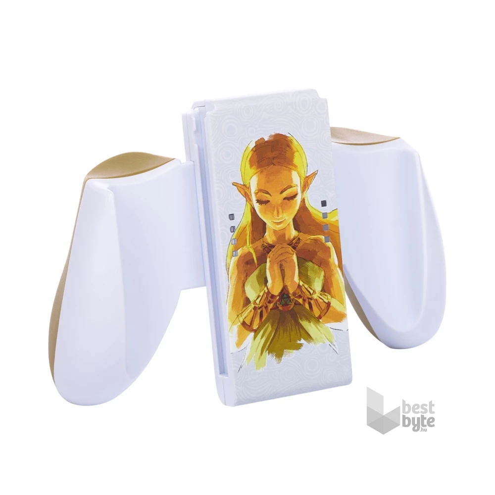 PowerA NSAC0059-01 Comfort Grip Nintendo Switch Joy-Con Princess Zelda fehér kontroller markolat