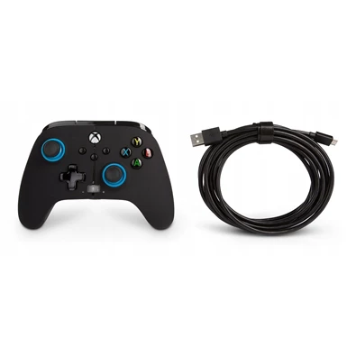 PowerA EnWired Xbox Series X|S / Xbox One vezetékes fekete-kék kontroller