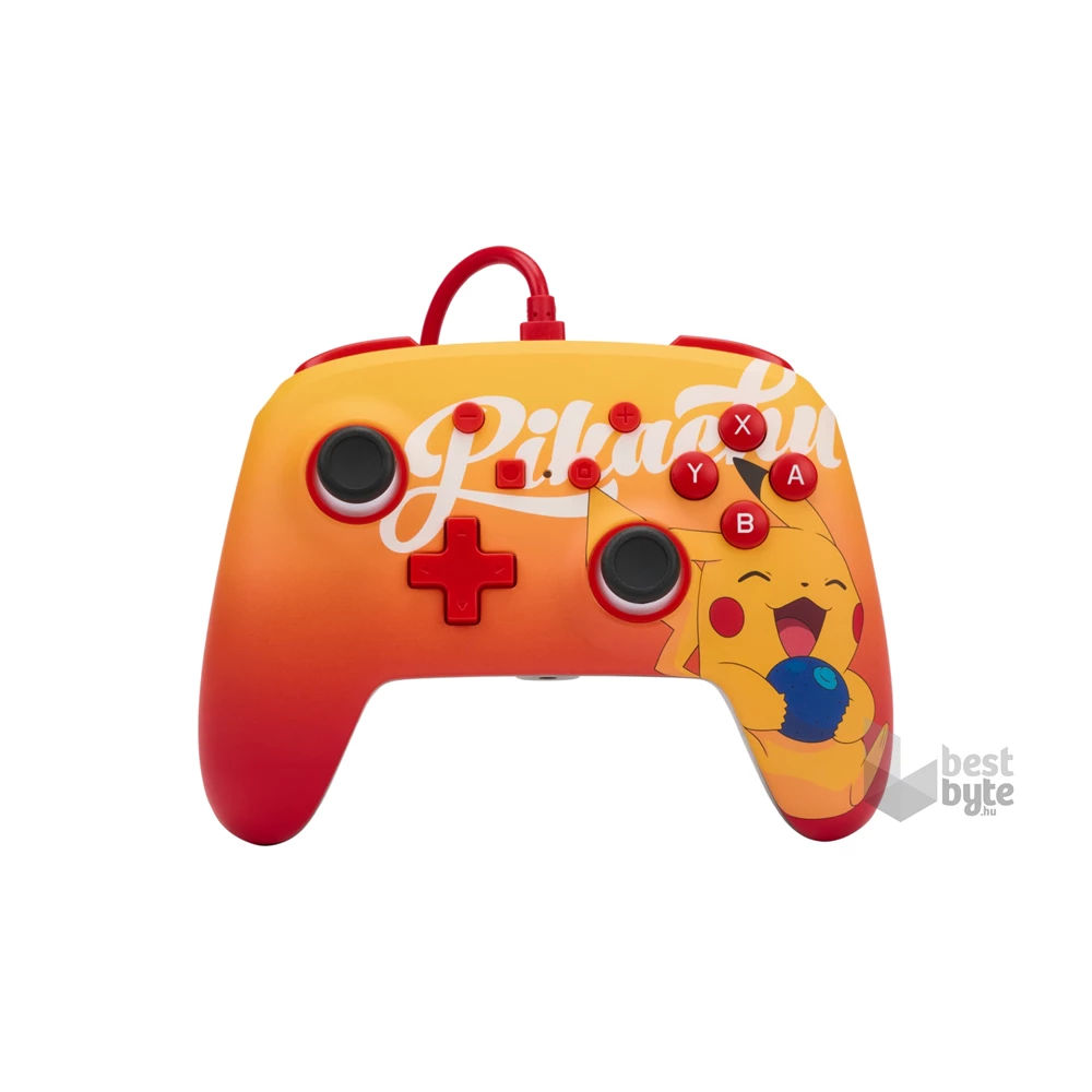 PowerA 1522784-01 Enhanced Nintendo Switch vezetékes Oran Berry Pikachu kontroller
