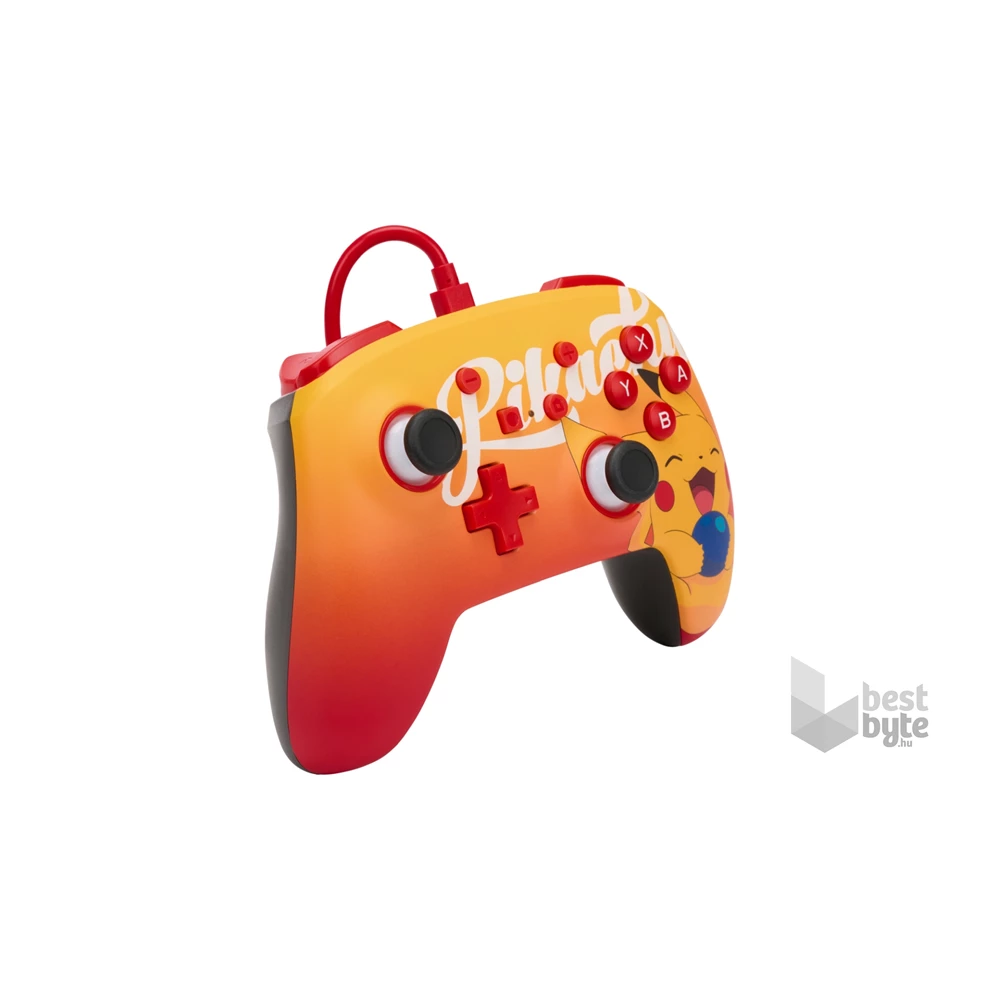 PowerA 1522784-01 Enhanced Nintendo Switch vezetékes Oran Berry Pikachu kontroller