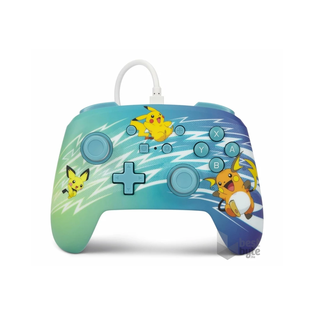 PowerA NSGP0221-01 Enhanced Nintendo Switch vezetékes Pikachu Evolution kontroller