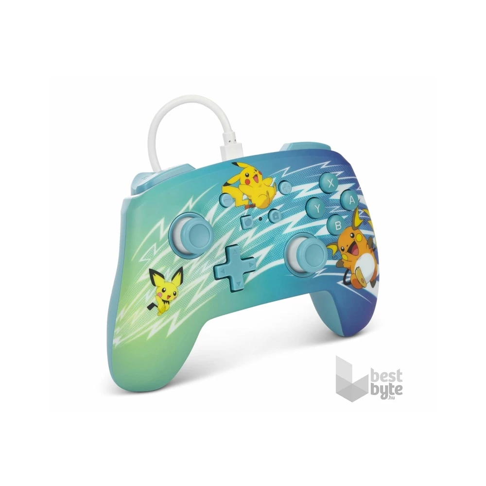 PowerA NSGP0221-01 Enhanced Nintendo Switch vezetékes Pikachu Evolution kontroller