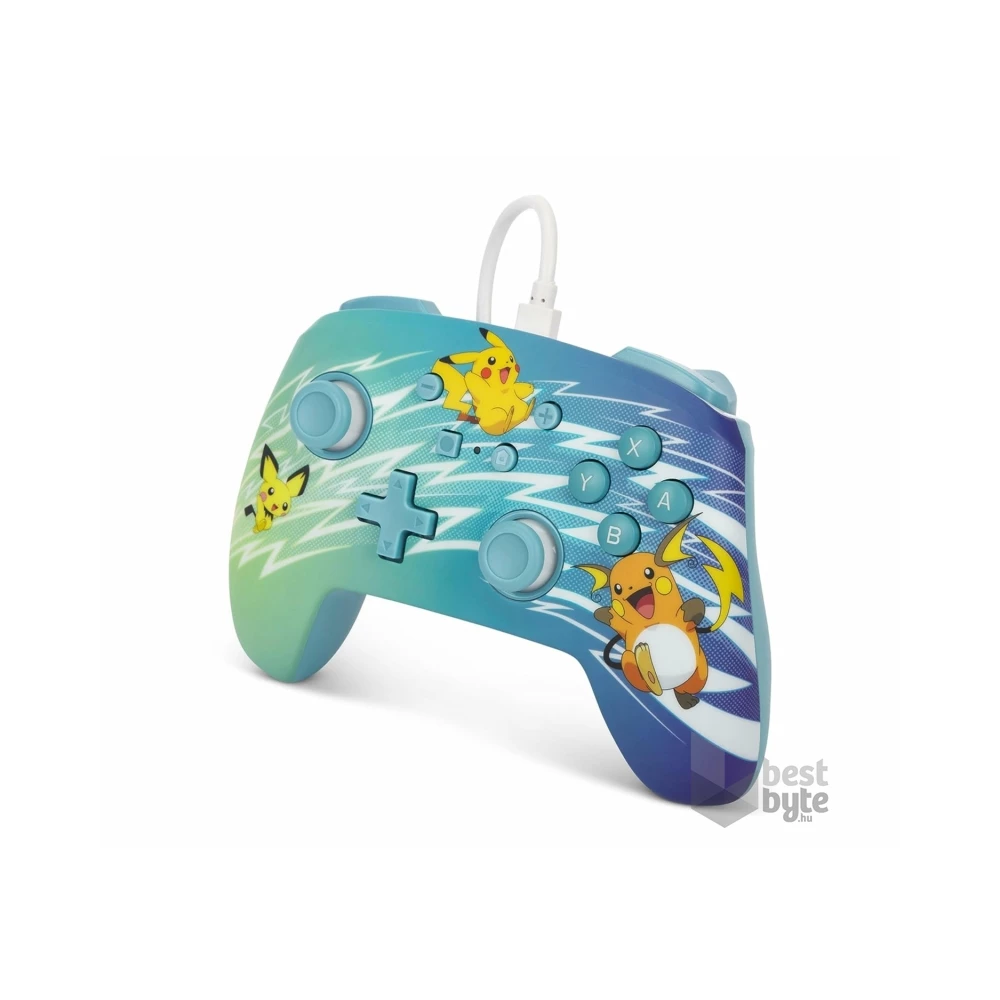 PowerA NSGP0221-01 Enhanced Nintendo Switch vezetékes Pikachu Evolution kontroller