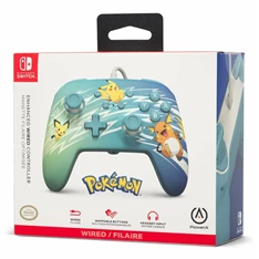 PowerA NSGP0221-01 Enhanced Nintendo Switch vezetékes Pikachu Evolution kontroller