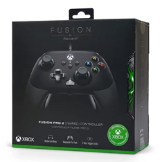 PowerA Fusion Pro 2 EnWired Xbox Series X|S / Xbox One vezetékes fekete-fehér kontroller