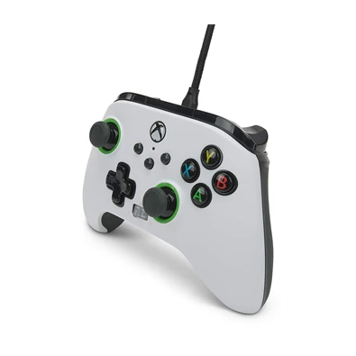 PowerA Fusion Pro 2 EnWired Xbox Series X|S / Xbox One vezetékes fekete-fehér kontroller